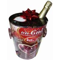 維特斯櫻桃酒心巧克力400克+香檳酒禮盒750ml