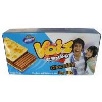 摩登巧克力味克力架威化夾心餅干/144克