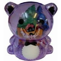 日本卡通錢罐果汁糖小紫熊100克