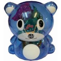 日本卡通錢罐果汁糖小藍(lán)熊100克