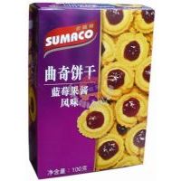 素瑪哥曲奇餅干(藍莓果醬風(fēng)味)100克