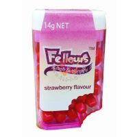 金東洋壓片糖(草莓味)紅(14gX16小盒)