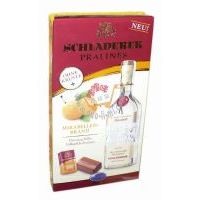 莎德樂(lè)香橙白蘭地酒心牛奶巧克力127克