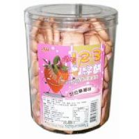 Aji 數字餅草莓味115克