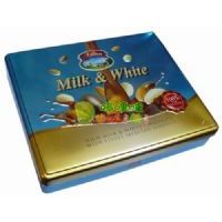 妙頓牛奶朱古力罐裝(白巧克力杏仁味)200克