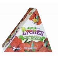 味覺牛奶布丁三角形(荔枝味)(130gX3杯)