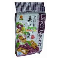 鴻達(dá)夾層餅(葡萄味)450克