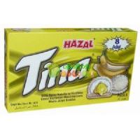 HAZAL堤娜香蕉白巧克力球棉花糖夾心餅112克