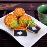 臺(tái)式好餅黑芝麻麻薯月餅60克